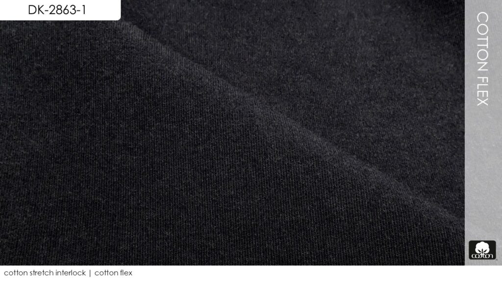 cotton stretch interlock | cotton flex