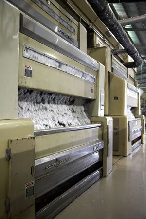Gin stand - separates cotton fibers from the seed